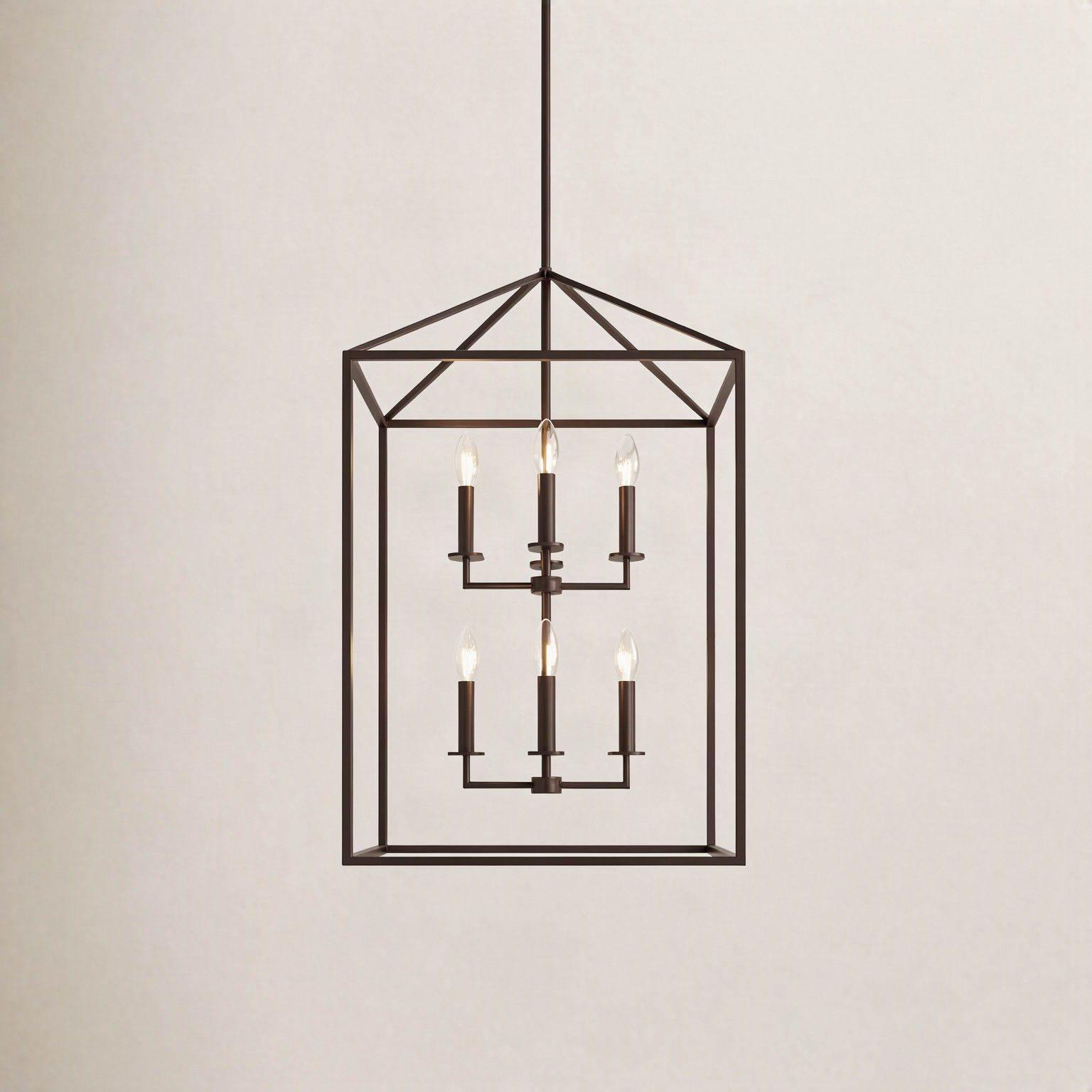 Ellis 8-Light Chandelier, No, 38" H x 22" W x 22" D, Bronze