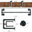 41.5'' Metal Wall Mounted Clothes Rack