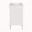 Meuble-lavabo 24 po avec lavabo supérieur, meuble de rangement moderne à 2 niveaux, meuble-lavabo simple, grandes tablettes de rangement-111831644-111831645