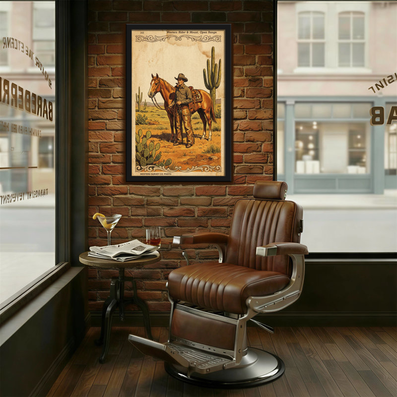 Fashion Rider Western et Mount Open Range, H 30 po x l 20 po