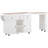 85.5" Kitchen Island with Extendable Dining Table, Kitchen Storage Table with 3 Side Open Shelves, Rolling Kitchen Island with Power Outlet, 3 Drawers, 2 Doors-964971243