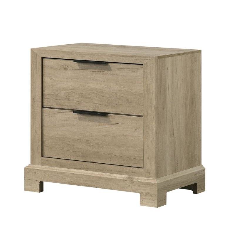 Ensemble de chambre à coucher, commode, commode, 2 tables de chevet, meubles de rangement modernes pour espaces de chambre organisés Rothenberg