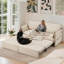 2 Seater Fabric Sofa Bed-1865990022