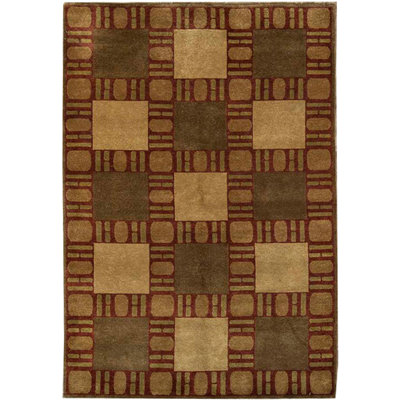 Hand-Knotted High-Quality Brown Area Rug