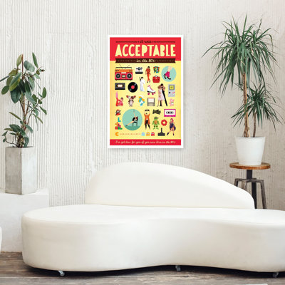 Contemporary Art Colorful Retro Vintage Wall Art