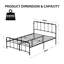 Claughaun Metal Piece Bedroom Set-961012082