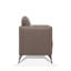 Canapé en cuir taupe Malaga (assemblé)