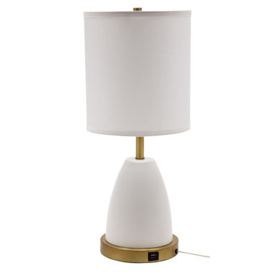 Lampe de table 21 po Rupert USB