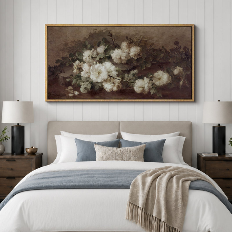 "Flower Blossom", classique, romantique, rétro, floral, rustique, décor, très grandes photos murales encadrées, Naturel
