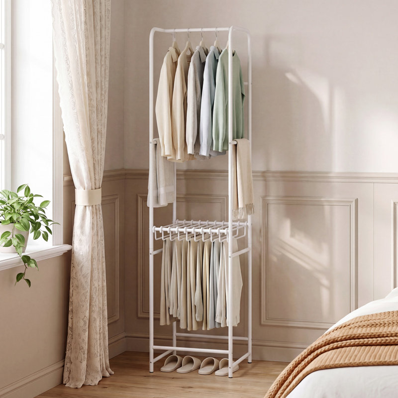 Steel Freestanding 0 - Hook Coat Rack