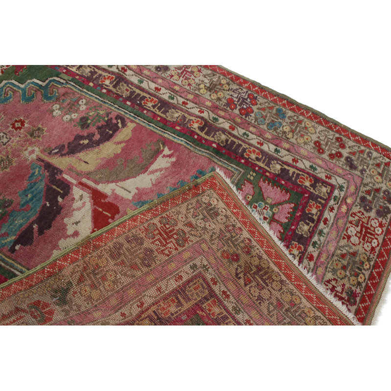 One-of-a-Kind 3'5" x 5'3" Hand Knotted Area Rug