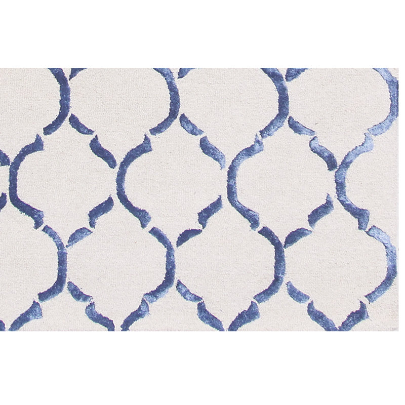 Chain Geometric Hand Woven Area Rug, Rectangle 153 x 244cm
