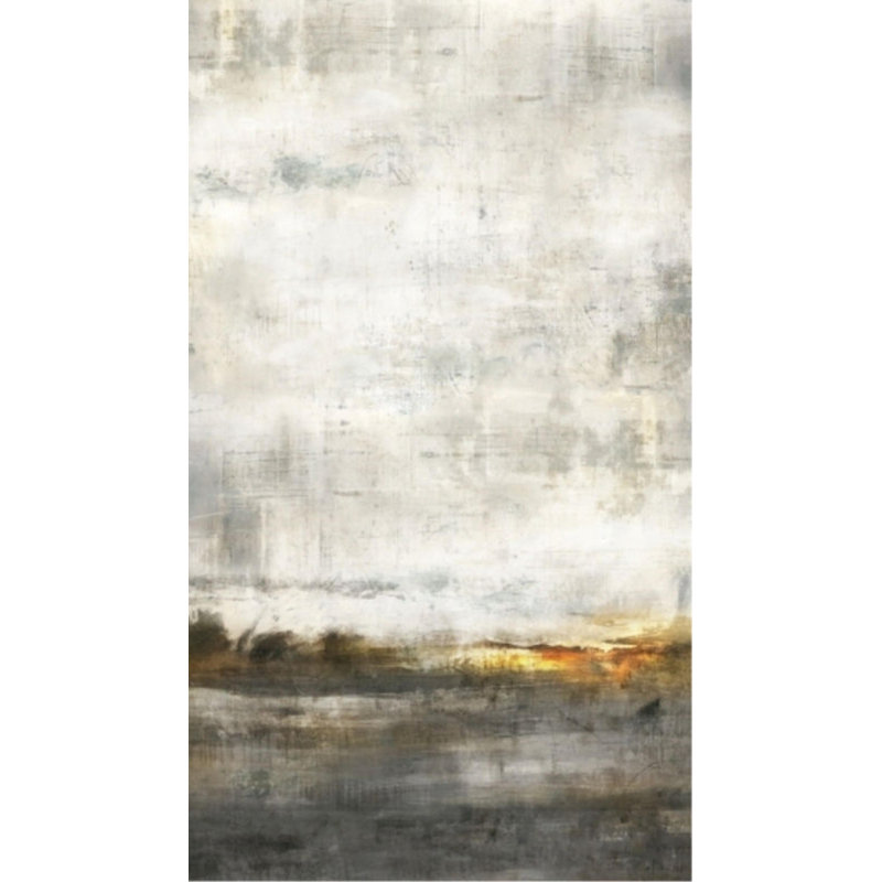 «Lunar Surface II» par Austin Beiv, impression sur toile tendue, H 42 po x l 24 po x P 1,5 po, Couche de verre