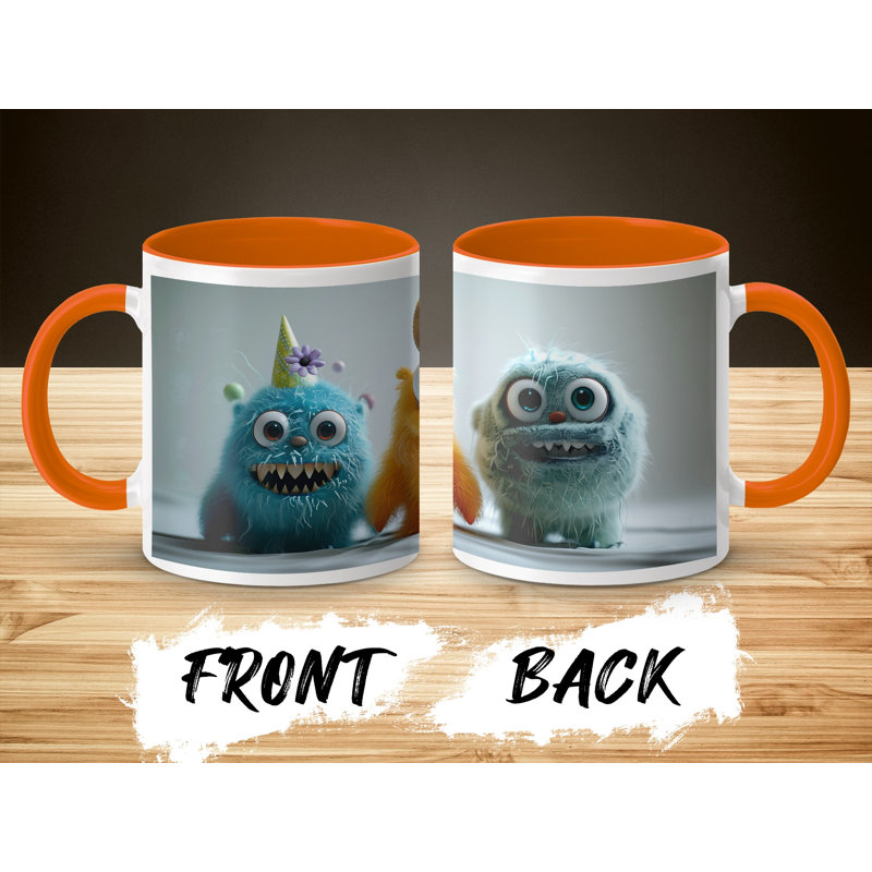 Ceramic Coffee Mug, Orange