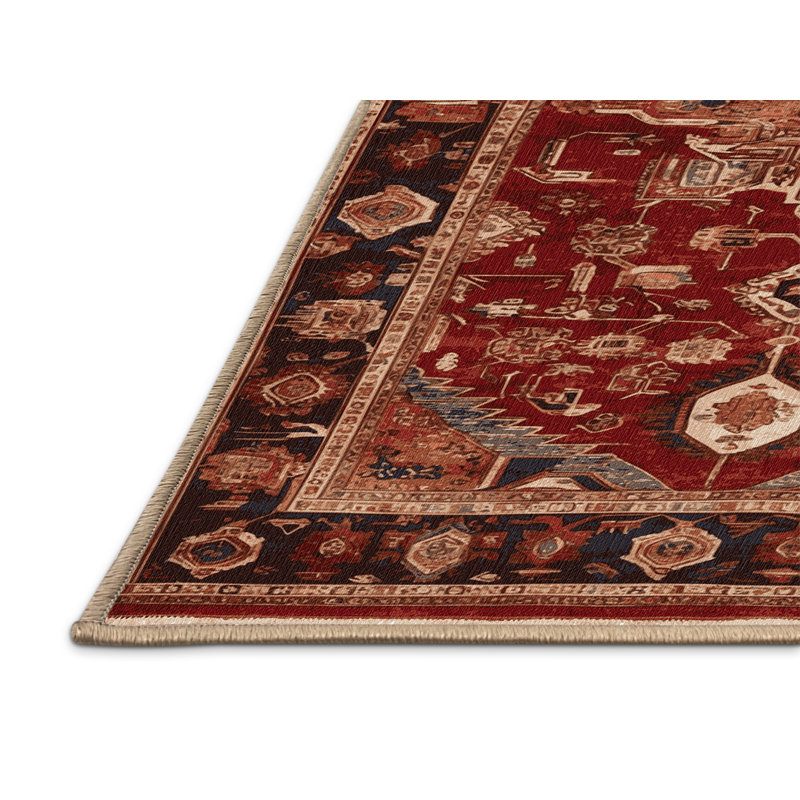 Tapis brun lavable à la machine