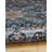 Breedlove Traditional Machine Woven Flatweave Gray and Blue Area Rug with Non Skid Backing-823702699