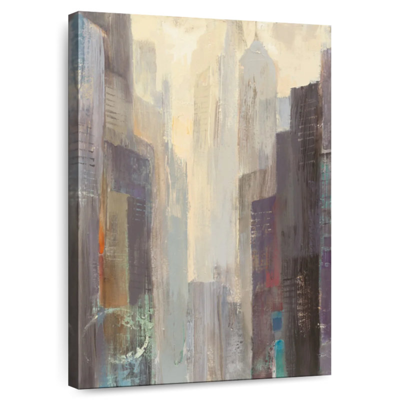 Avery City At Dawn, 24" H x 16" W