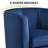 Barrel-Shaped Upholstered Velvet Chair-202871944
