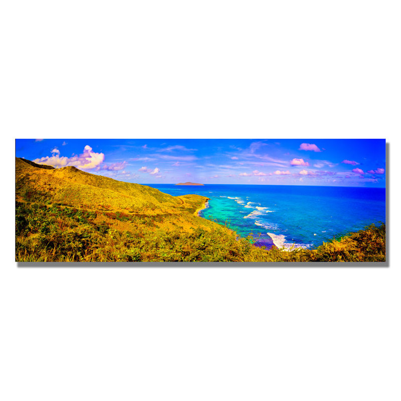 St. Croix Pano by Preston Framed Graphic Art on Wrapped Canvas, 12" H x 32" W x 2" D