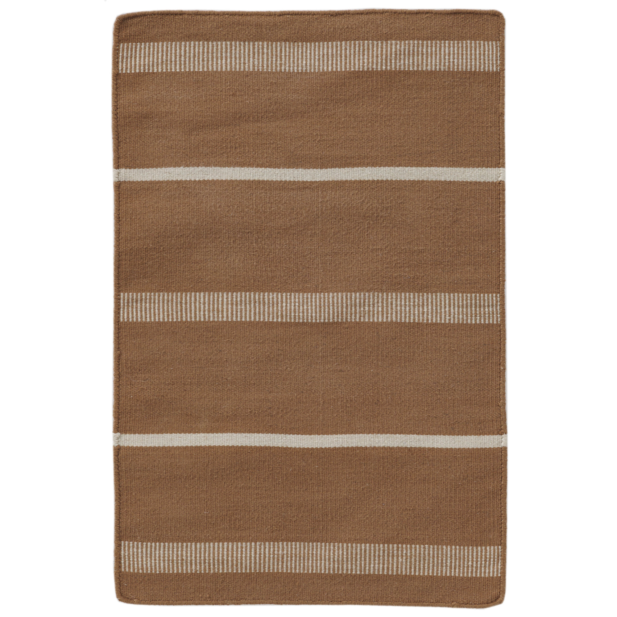 Kalise Striped Indoor/Outdoor Performance Area Rug, Clay, Rectangle 7'6" x 9'6"