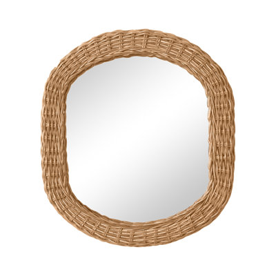 Kingston Rattan Framed Wall Mirror