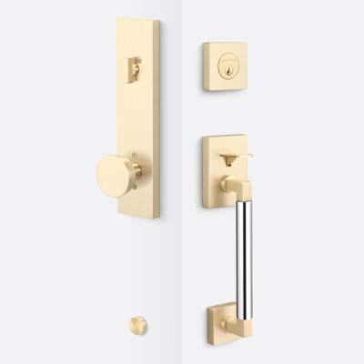 Roma Handleset With Zermatt Trim And Smooth Grip