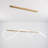 Shirlynn Iron LED Modern Linear Chandelier