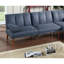 Canapé ajustable 1pc bleu marine