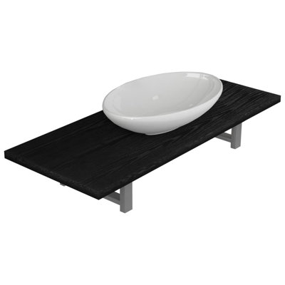 Olivari 900 mm Single Vanity with Vessel Ceramic Basin