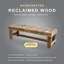 Banc en bois récupéré 50 po Homestead