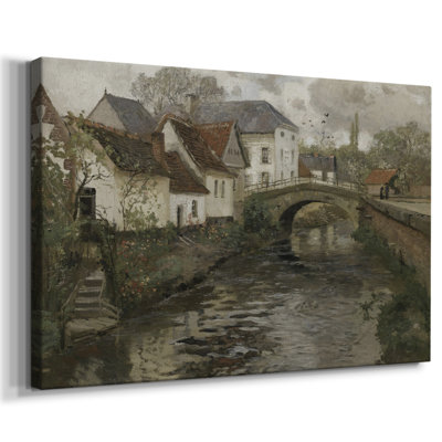 Paysages rétro-DLXVI -Galerie enveloppée Cavas