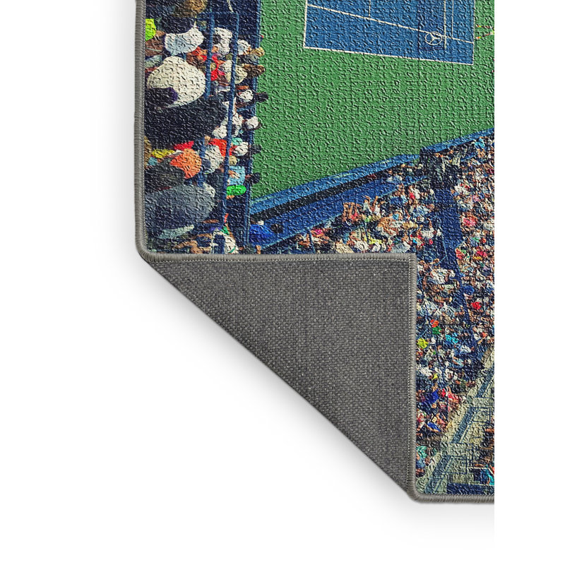 Tapis de tennis vert 1, Rectangle 4 pi x 6 pi