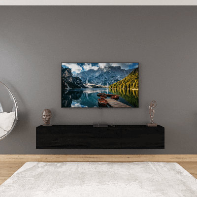 Colima 180 cm Wall-Mounted TV Unit with 3 Doors, Manufactured Wood
