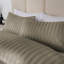 Microfiber Striped Duvet Cover Set with Pillowcases-110603023-110603019