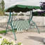 3 Person Porch Swing with Canopy