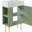 Lavabo de salle de bain, armoire combinée, armoire de rangement pour salle de bain, cuve en céramique simple, rangement à gauche-1791821421