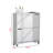 Calla White Finished Modern Shoe Cabinet With Door, 36.72" H X 30.98" W X 8.91" D