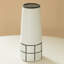 Vase de table en céramique blanc