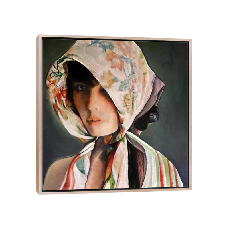 I Have A Secret 1 Piece Wall Art on Canvas, 45.72 cm H x 45.72 cm W x 4.445 cm D, Natural Wood