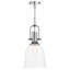 Deleon 1 - Light Chrome Bell Pendant
