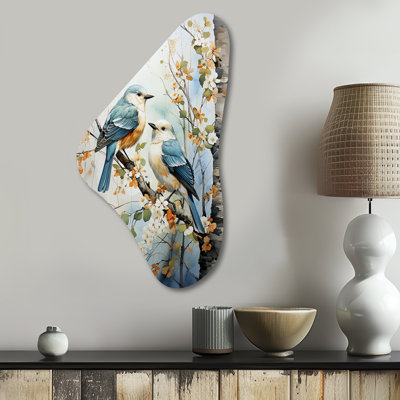 Ponticus - Unique Shape Trees Metal Wall Art, Asymmetrical Metal Wall Sculpture Print