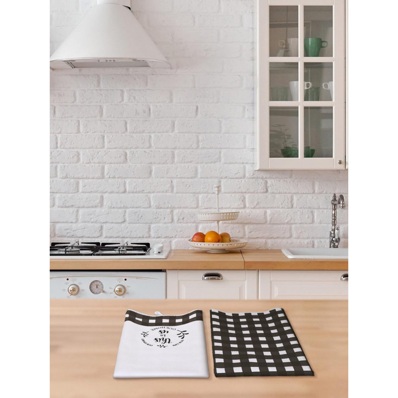 Checkered Dish Cloth Kitchen Towel