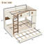 Lit superposé rustique en bois massif-125179354-125179350-125179349