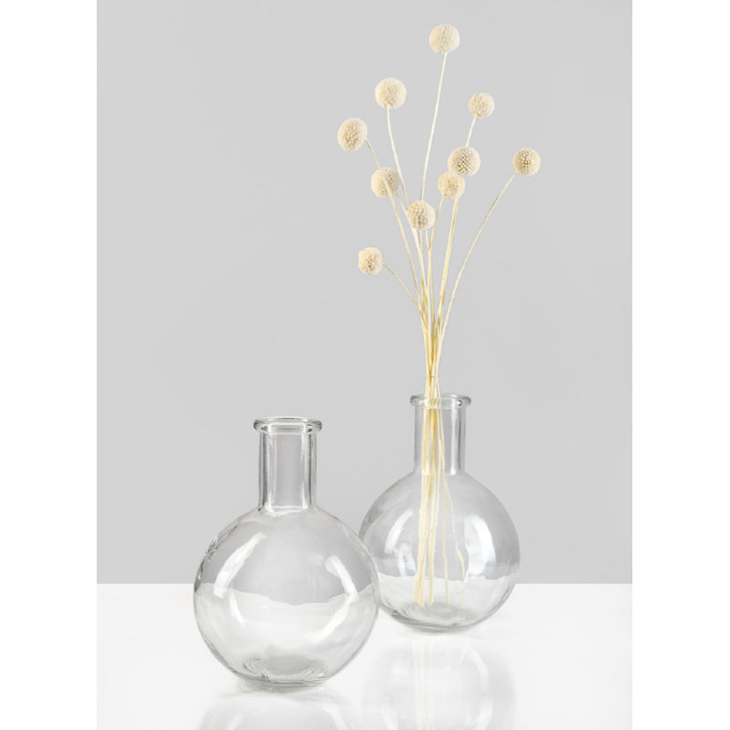 Schelly Glass Table Vase, Clear