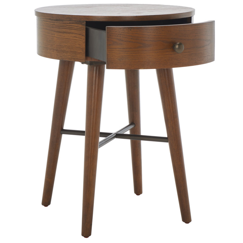 Table de chevet Kazier, Chêne médium