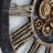 Wall Clock 36" Round Oversized for Living Room decor with Real Moving Gears America Collection-87147384