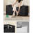 43.3" Storage Chest, Extra Large Storage Bench Trunk with 2 Hinges, Wooden Box, Lift-Top Chest Organizer, Shoe Bench for Entryway, Bedroom, Living Room, Black-347613138-347611210