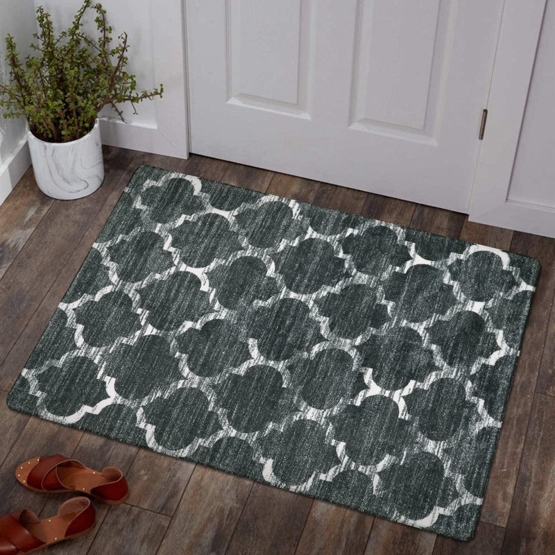Tawann Classic Moroccan Machine Washable  Area Rugs with Non-Slip Backing Perfect for Living Room, Dining Room, Bedroom Decor