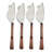 Semiye Ratoncito Cheese Knife/Spreader 4 Pc. Set