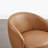 Modern Swivel Barrel Chairs With Wood Base